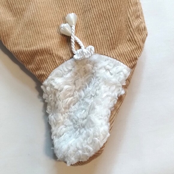 Danny Dare Vintage Courdoroy Nordic Sherpa Overalls & Jacket Set Baby L *read - Picture 6 of 10